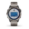 Garmin quatix 6 47mm Titanium, Saphhire, Gray, Wi-Fi, GPS - išmanusis laikrodis išsimokėtinai