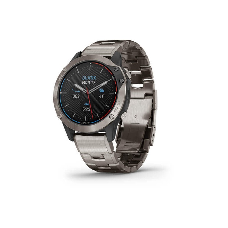 Garmin quatix 6 47mm Titanium, Saphhire, Gray, Wi-Fi, GPS - išmanusis laikrodis kaina Garmin quatix 6 47mm Titanium, Saphhire, Gray, Wi-Fi, GPS - išmanusis laikrodis kaina