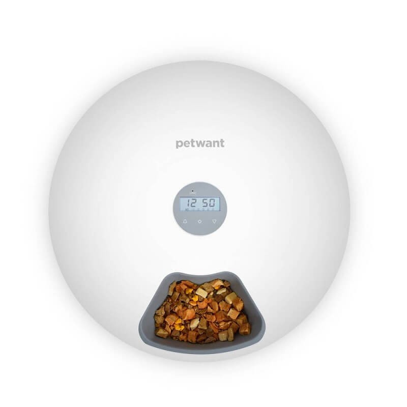 PetWant F6 Intelligent 6-Chamber Food Dispenser - išmanusis 6 skyrių maisto tiektuvas kaina