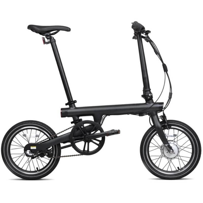 Xiaomi Mi Smart Electric Folding Bike, 250W, 16", 25 km/h, Black - elektrinis dviratis, juodas kaina