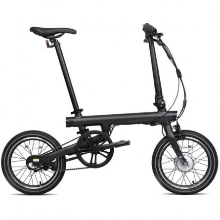Xiaomi Mi Smart Electric Folding Bike, 250W, 16", 25 km/h, Black - elektrinis dviratis, juodas kaina