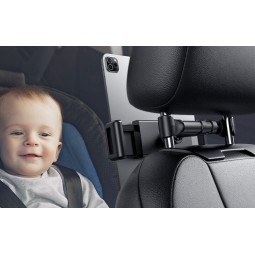 Ugreen LP362 Car Headrest Mount for Phone or Tablet - automobilinis greito fiksavimo laikiklis, juodas išsimokėtinai