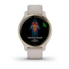 Garmin Venu 2S 40mm, Tundra / Champagne, Silicone, Wi-Fi, GPS - išmanusis laikrodis išsimokėtinai