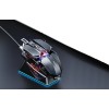 Inphic PG6 Wired Gaming Mouse, 7200 DPI, 9 Keys, Triple Fire, RGB, Silver / Red - laidinė žaidimų pelė atsiliepimai