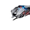 Inphic PG6 Wired Gaming Mouse, 7200 DPI, 9 Keys, Triple Fire, RGB, Silver / Red - laidinė žaidimų pelė pigiai