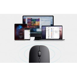 Inphic M2B Bluetooth Mouse, 1600 DPI, Slim, Silent, Black - belaidė pelė atsiliepimai