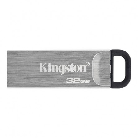 Kingston DataTraveler Kyson 32GB USB3.2 200MB/s, Metal, Silver - USB atmintinė kaina
