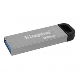 Kingston DataTraveler Kyson 32GB USB3.2 200MB/s, Metal, Silver - USB atmintinė pigiau