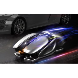 Inphic PX2 2.4G Wireless Mouse, 1600 DPI, Silent, Silver - belaidė pelė kaune
