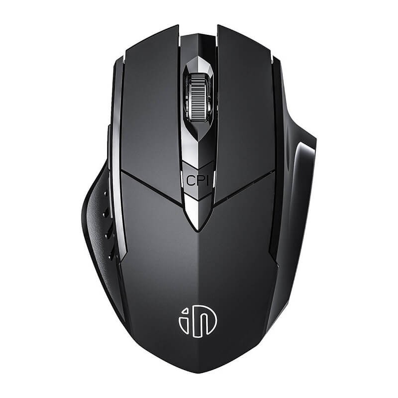 Inphic PM6 2.4G Wireless Mouse, 1600 DPI, Silent, Black - belaidė pelė kaina Inphic PM6 2.4G Wireless Mouse, 1600 DPI, Silent, Black - belaidė pelė kaina