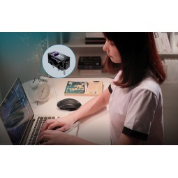 Inphic PM6 2.4G Wireless Mouse, 1600 DPI, Silent, Black - belaidė pelė lizingu