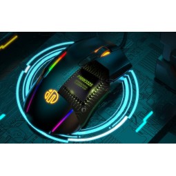 Inphic PG7 Wired Gaming Mouse, 10000 DPI, 7 Keys, RGB, Black - laidinė žaidimų pelė lizingu