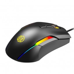 Inphic PG7 Wired Gaming Mouse, 10000 DPI, 7 Keys, RGB, Black - laidinė žaidimų pelė pigiau