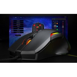 Inphic PG7 Wired Gaming Mouse, 10000 DPI, 7 Keys, RGB, Black - laidinė žaidimų pelė atsiliepimai