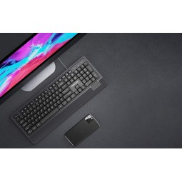 Inphic V590 Wired Keyboard, Ergonomic, Black - laidinė klaviatūra kaune