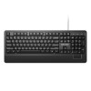 Inphic V590 Wired Keyboard, Ergonomic, Black - laidinė klaviatūra kaina
