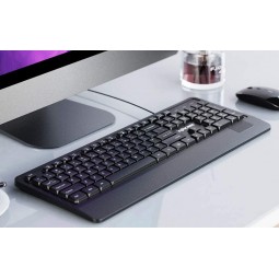 Inphic V590 Wired Keyboard, Ergonomic, Black - laidinė klaviatūra greitai