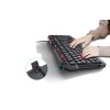 Inphic V610 Wired Keyboard, Anti-ghosting, Black / Red - laidinė žaidimų klaviatūra pigiai