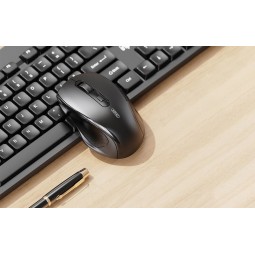 Inphic V790 2.4G Wireless Keyboard + Mouse Set, Ergonomic, Black - belaidės klaviatūros ir pelės rinkinys kaune