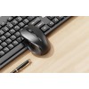 Inphic V790 2.4G Wireless Keyboard + Mouse Set, Ergonomic, Black - belaidės klaviatūros ir pelės rinkinys kaune