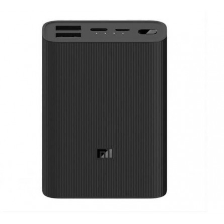 Xiaomi Mi Power Bank 3 Ultra Compact 10000mAh 22.5W, Black - išorinė baterija kaina