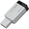 Kingston DataTraveler 50 128GB  USB 3.1, Metal, Silver / Black - USB atmintinė pigiau