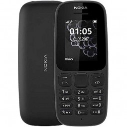 Nokia 105 4th Edition (2019) Black TA-1174 DS mobilusis...