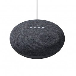 Google Nest Mini (2nd gen), Charcoal / Antracite (Black) - išmanusis garsiakalbis ir namų asistentas internetu