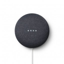 Google Nest Mini (2nd gen), Charcoal / Antracite (Black) - išmanusis garsiakalbis ir namų asistentas pigiau