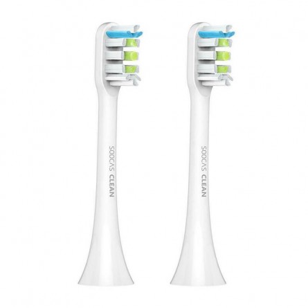 Xiaomi Soocas X5 / X3 / X3U / V1 Toothbrush Head 2PCS White - elektrinio dantų šepetėlio galvutės kaina
