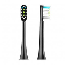 Xiaomi Soocas X5 / X3 / X3U / V1 Toothbrush Head 2PCS Black - elektrinio dantų šepetėlio galvutės pigiau