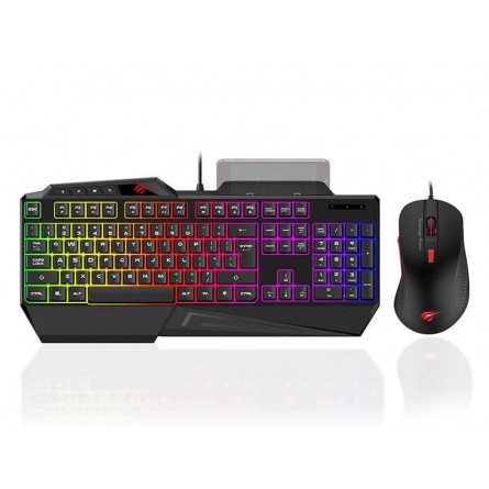 Havit GAMENOTE KB852CM Gaming Set 2in1 Keyboard + Mouse, Black - laidinės klaviatūros ir pelės rinkinys kaina