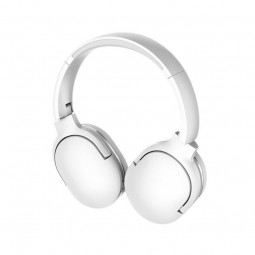 Baseus Encok D02 Pro Wireless Headphone, White - belaidės ausinės išsimokėtinai
