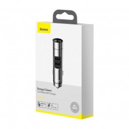 Baseus Energy Column, MP3, BT 5.0, 2x USB, 5V 3.1A, Silver - FM moduliatorius - įkroviklis atsiliepimai