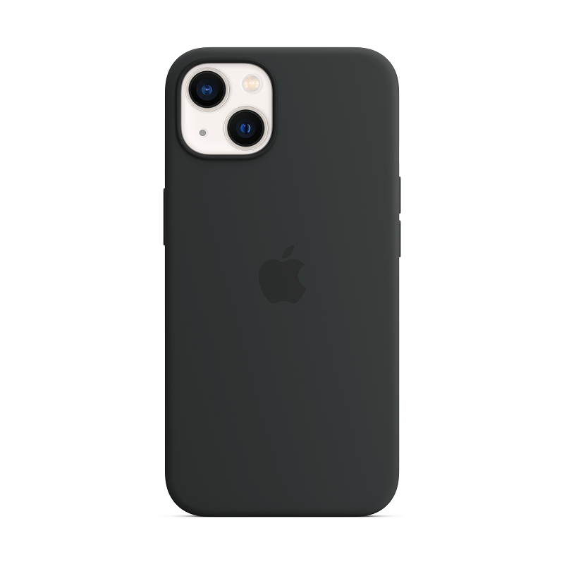 Apple iPhone 13 Silicone Case With MagSafe - Midnight (Black) kaina