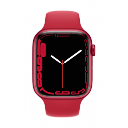 Apple Watch Series 7 GPS + Cellular, 45mm (PRODUCT) RED Aluminium Case with (PRODUCT)RED Sport Band - Regular pigiau
