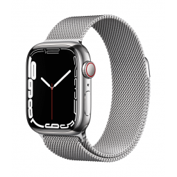 Apple Watch Series 7 GPS + Cellular, 41mm Silver...