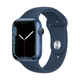 Apple Watch Series 7 GPS, 41mm Blue Aluminium Case with...