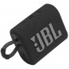 JBL GO 3 Black Bluetooth Speaker - belaidė kolonėlė, juoda išsimokėtinai