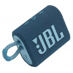JBL GO 3 Blue Bluetooth Speaker - belaidė kolonėlė, mėlyna išsimokėtinai