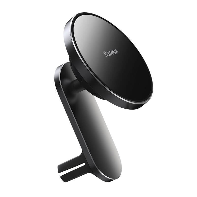Baseus Big Energy Car Mount Wireless Charger for iPhone 12 / 13 - laikiklis su belaidžiu įkrovikliu kaina