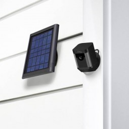 Ring Solar Panel for Spotlight Cam Battery, Black - saulės elementų įkroviklis vaizdo kameroms pigiau
