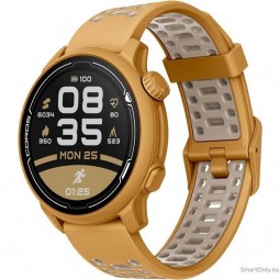 Coros PACE 2 Premium 42mm GPS Sport Watch, Gold, Silicone - multisportinis išmanusis laikrodis kaina