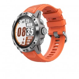 Coros VERTIX 2 GPS Adventure 50mm Watch, Lava, Silicone - multisportinis išmanusis laikrodis kaina
