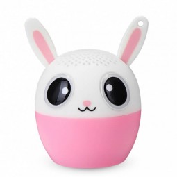 Adorables Rabbit Bluetooth Speaker, Pink - belaidė mini kolonėlė kaina