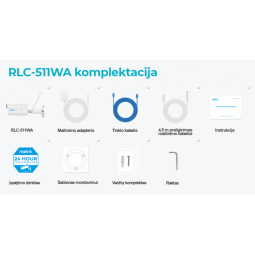 Reolink RLC-511WA 5MP, 2.7-13.5mm, Wi-Fi, 5xZoom, IP66, PIR, IR/LED 30m - vaizdo stebėjimo kamera atsiliepimai
