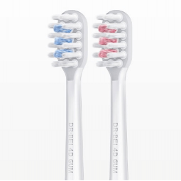 Xiaomi Dr.Bei 4D Clean Sonic Electric Toothbrush Head, 2pcs, Blue - elektrinio dantų šepetėlio galvutės pigiai