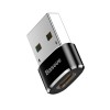 Baseus Mini Type-C female to USB male 5A Adapter Converter, Black - adapteris pigiai
