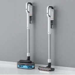 Xiaomi Roidmi X20S belaidis dulkių siurblys - šluota su drėgno valymo funkcija, balta/juoda epirkimas.lt