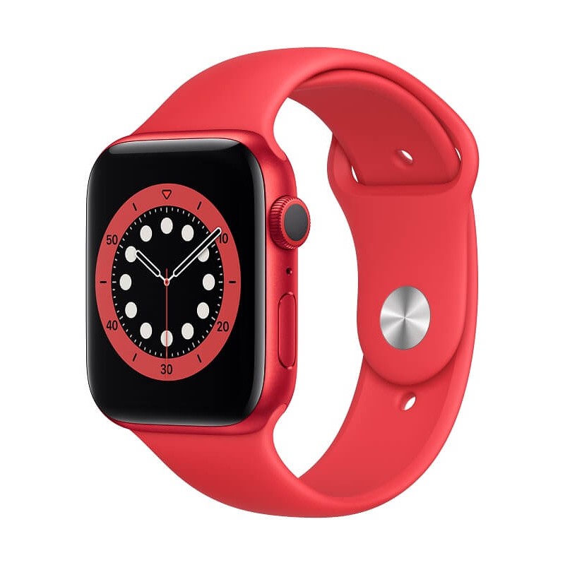 Apple Watch Series 6 GPS, 44mm PRODUCT(RED) Aluminium Case with PRODUCT(RED) Sport Band - Regular LT kaina